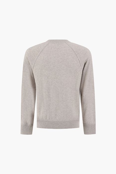 울 캐시미어 크루넥 긴소매 니트 BEQ631608